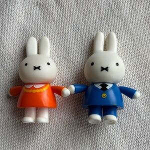 Nifty collectible bunny figures from the Miffy and Friends series